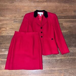 Vintage 90s Jones New York skirt suit size 2 petite